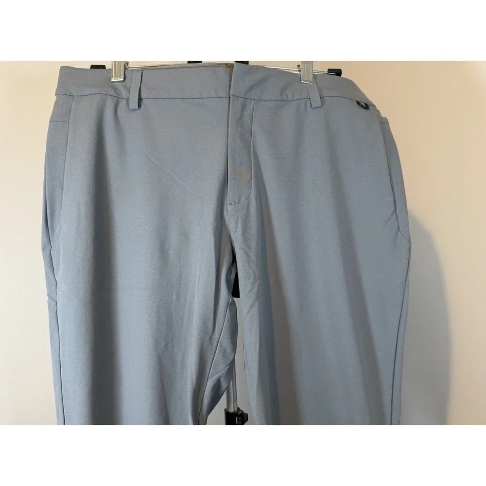 Nike Dri-FIT 24.7 Men's Gray Training Pants 34x30 Stretch UPF 40+ HQ6930-084